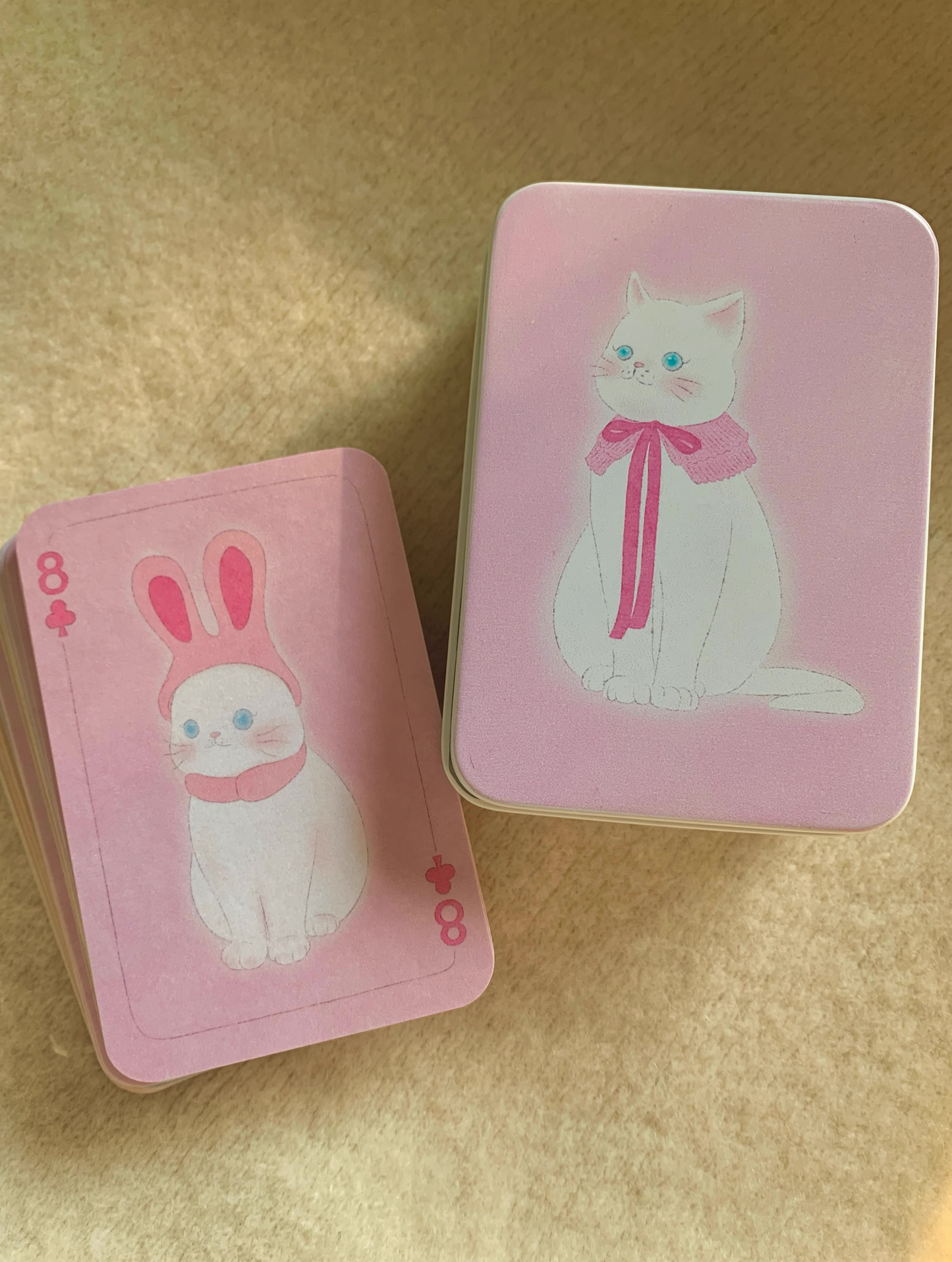 Purrfect Poker Playing Cards – Macaron Cat Edition