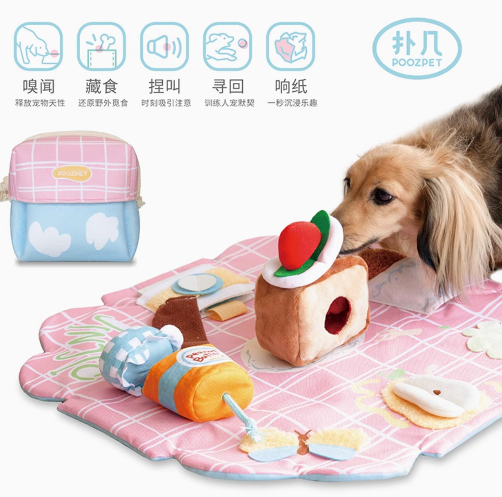 POOZPET Paws Sniffle Picnic Box